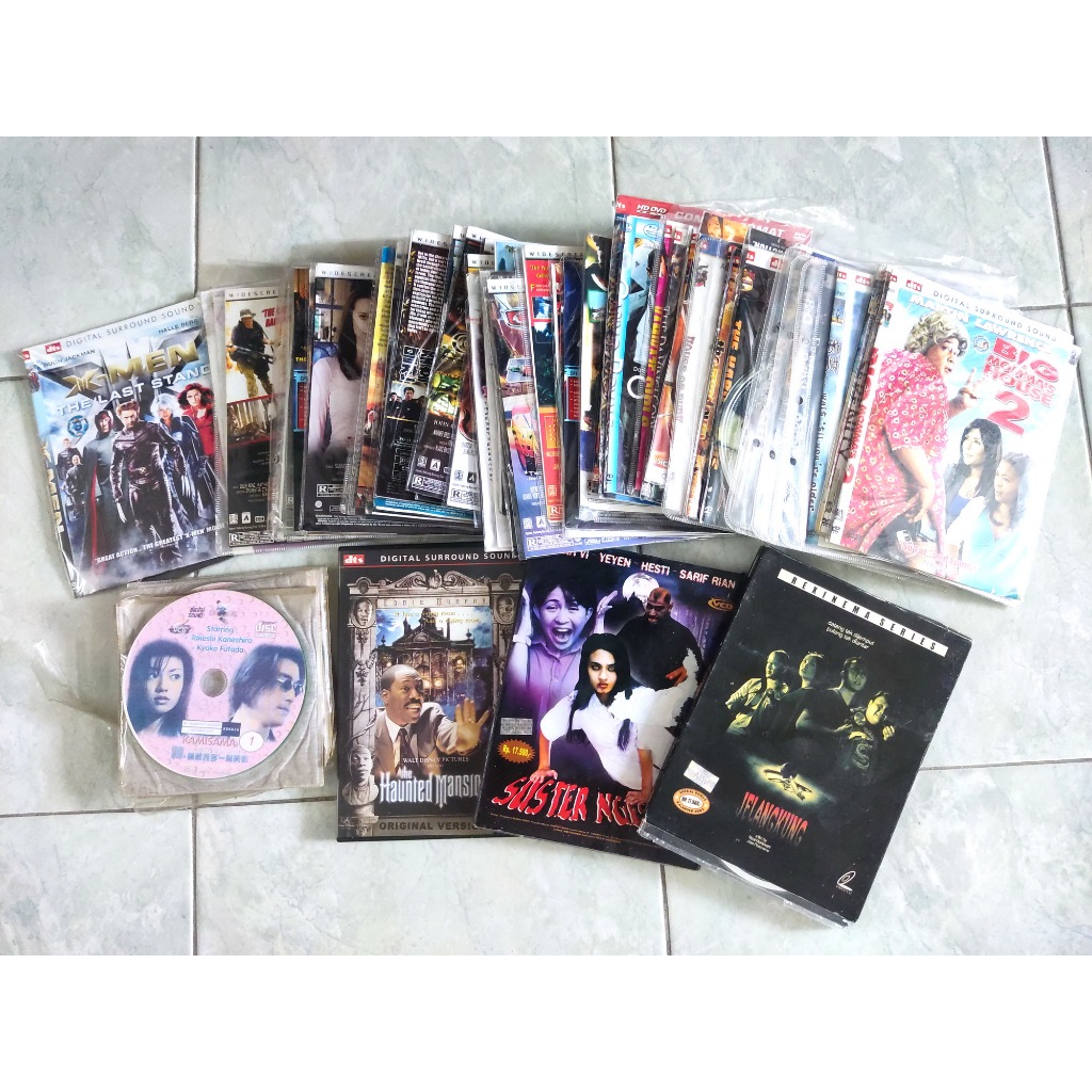 Kaset Film DVD CD Preloved Masih Bagus