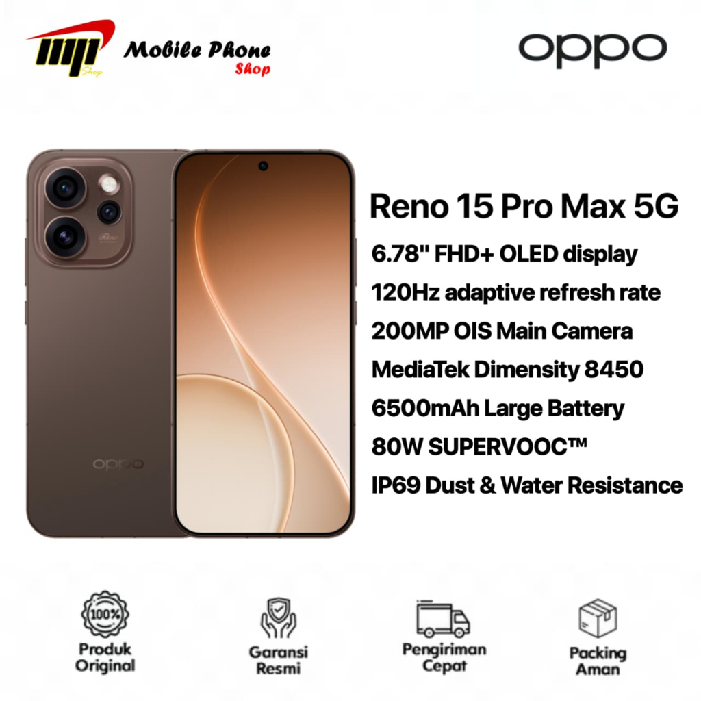 Oppo Reno 15 Pro Max 5G RAm 12GB Internal 512GB