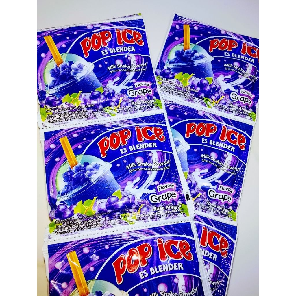 pop ice aneka rasa 1 renceng isi 10