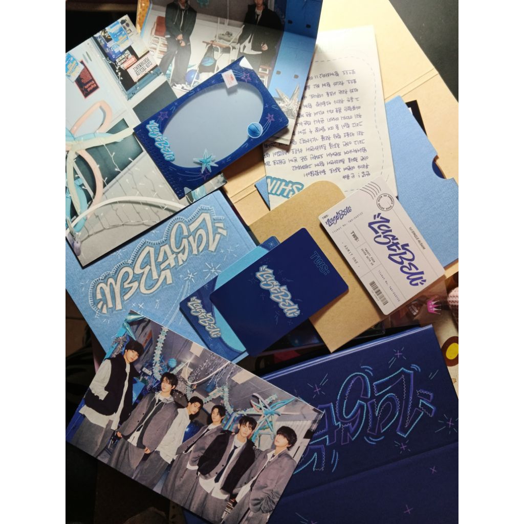 ALBUM ONLY TWS LASTBELL UNSEALED PHOTOCARD HANJIN