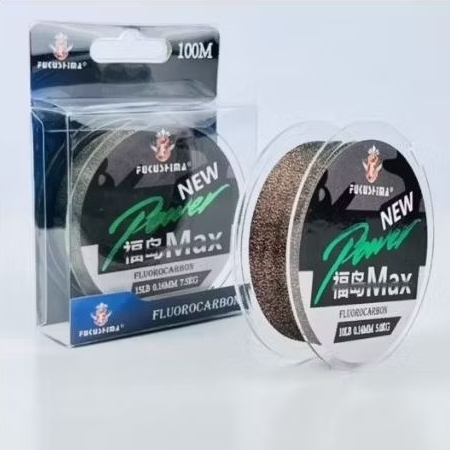 Senar Fukushima Power Max 100cm Bintik Hijau Kuat Anti keriting