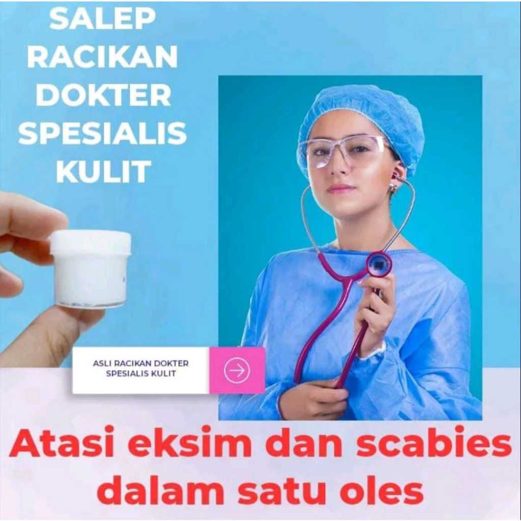 Salep Gatal Racikan Spesialis Kulit Paling Ampuh - Eksim Basah, Kering, Gatal Menahun, Scabies - Isi