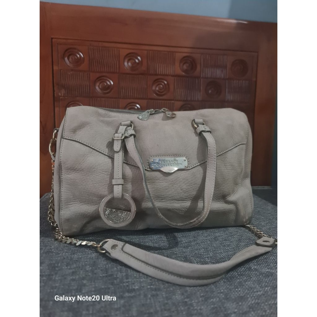 preloved tas kulit ver**ce original authentic