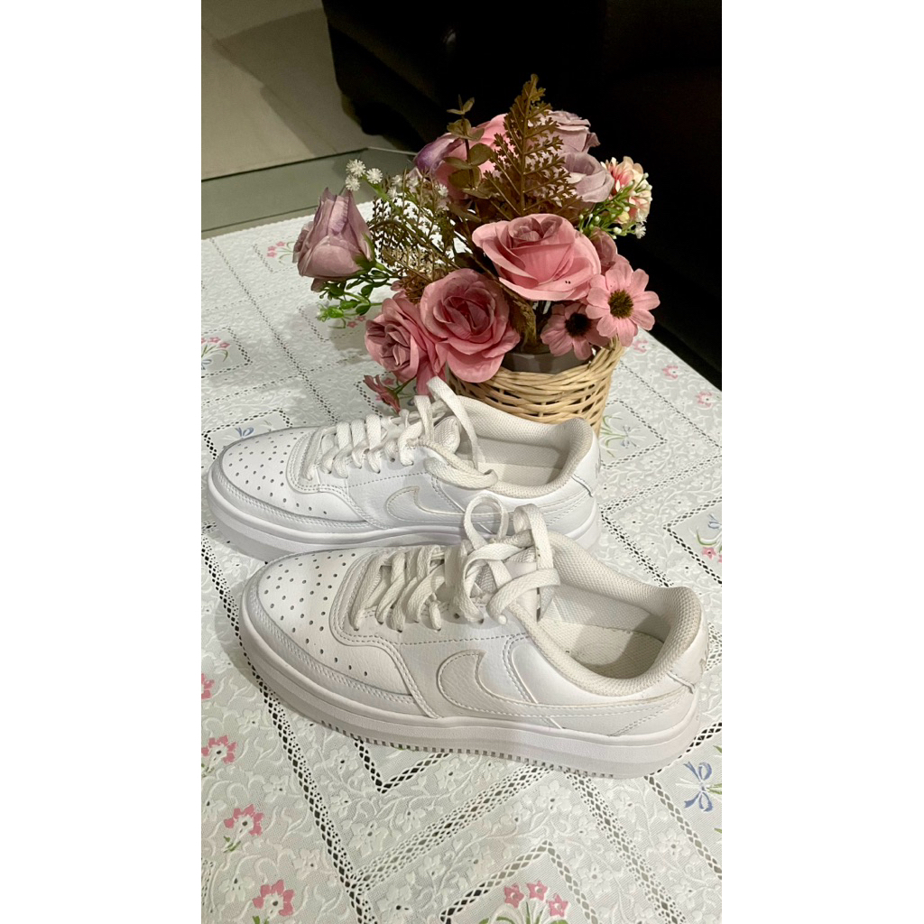 Nike Court Vision Alta White