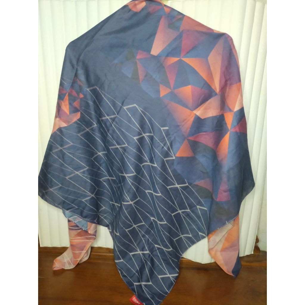 Jilbab segi empat motif (PL)