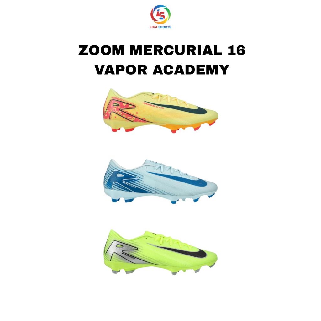 Nike Air Zoom Mercurial Vapor 16 Academy FG KM Kylian Mbappe Sepatu Sepak Bola Original