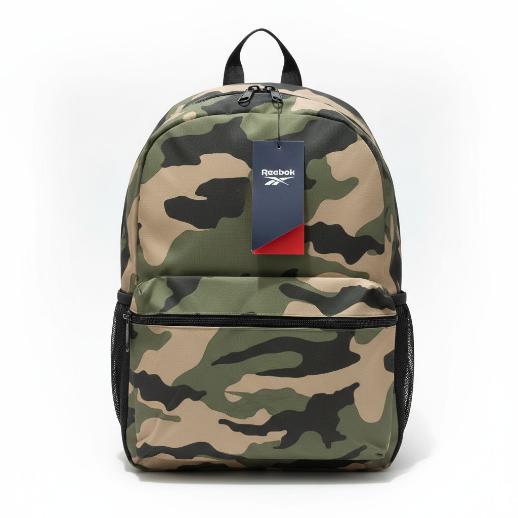TAS RANSEL REEBOK CLAYTON BACKPACK ARMY GREEN CAMO NEW ORI BNIB