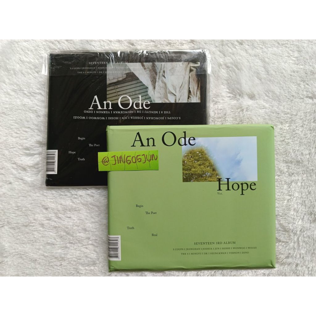 (BACA DESKRIPSI) Seventeen Album An Ode  photobook + cd + sticker + mini postcard + envelope 

 Real