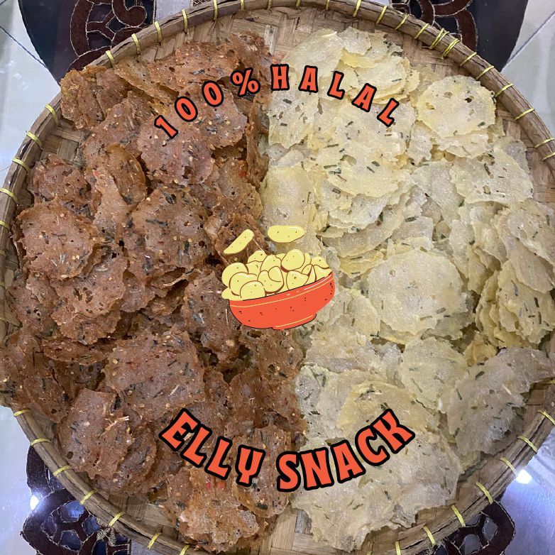 Kecimpring Singkong Daun Kocai Mentah Pedas Manis 1KG - Kecimpring Singkong Mentah