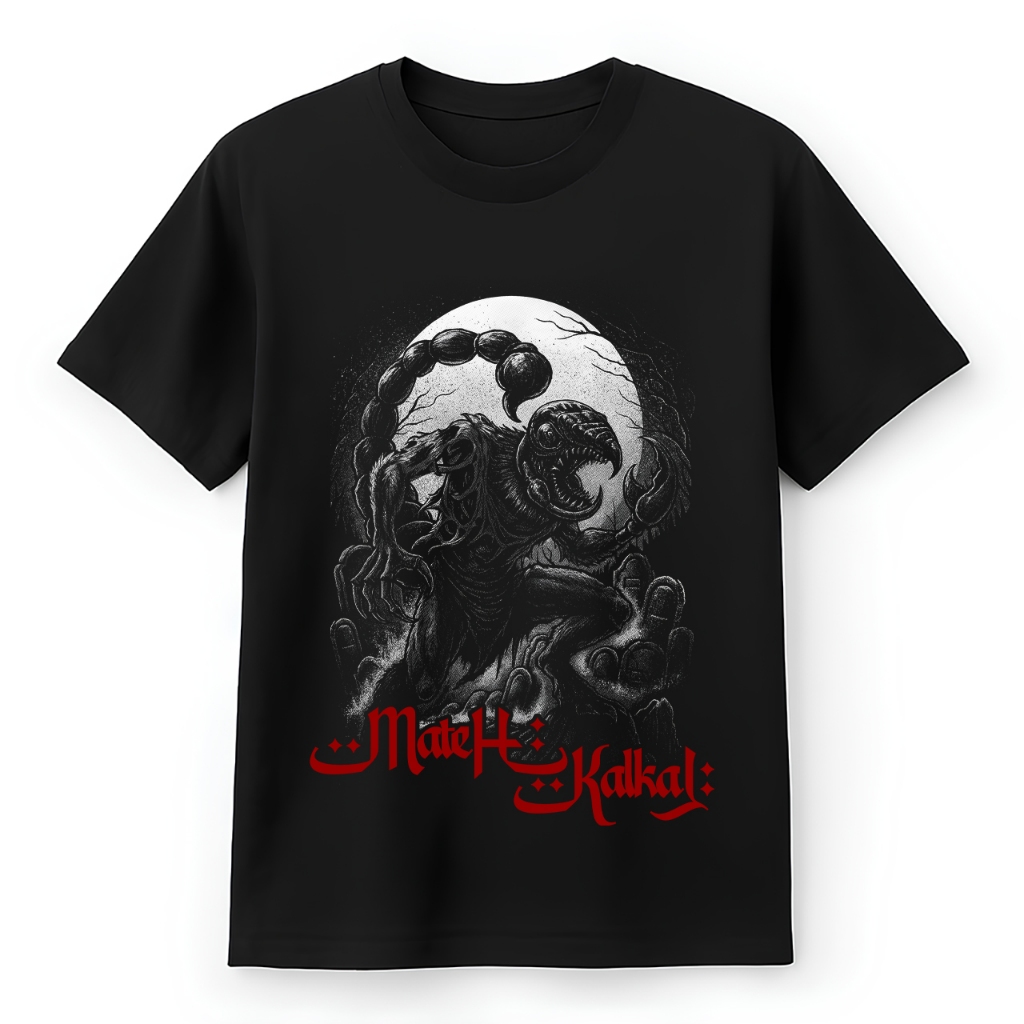 KAOS MATEH KALKAL - Rumbink Kaos [Black | Petteng Series] Kaos kata-kata Madura