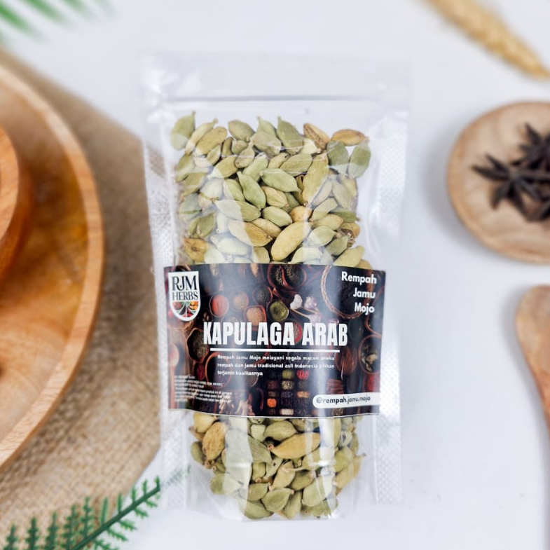 Kapulaga Arab Hijau 50gr Original Premium