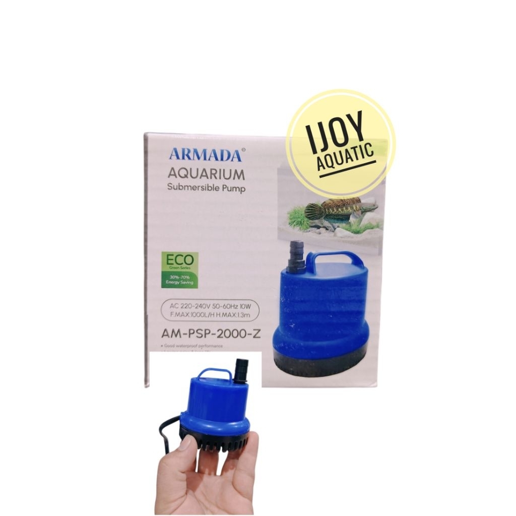Pompa air akuarium ARMADA AM PSP 2000Z mesin pompa celup akuarium