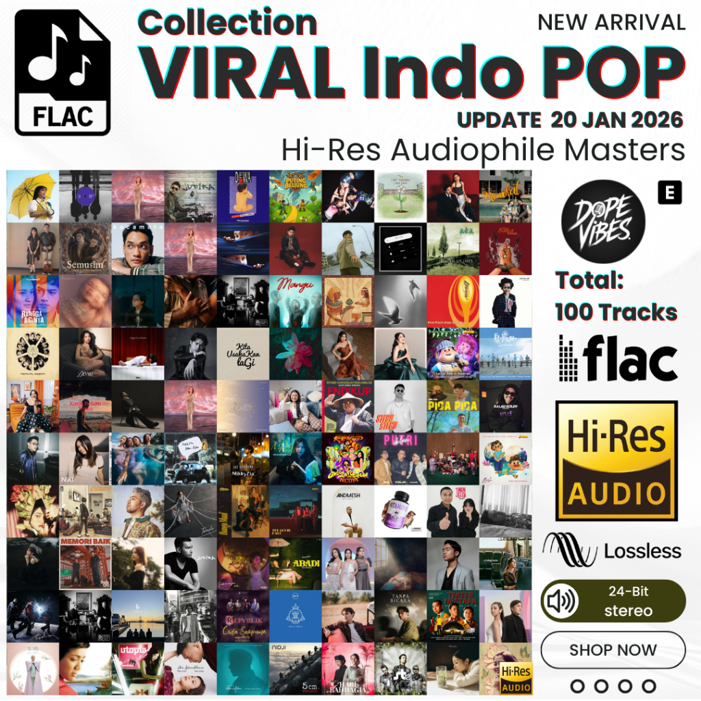 Viral Indo Pop 2026 Koleksi Lagu Viral Indonesia FLAC Hi-Res Lossless 24-Bit