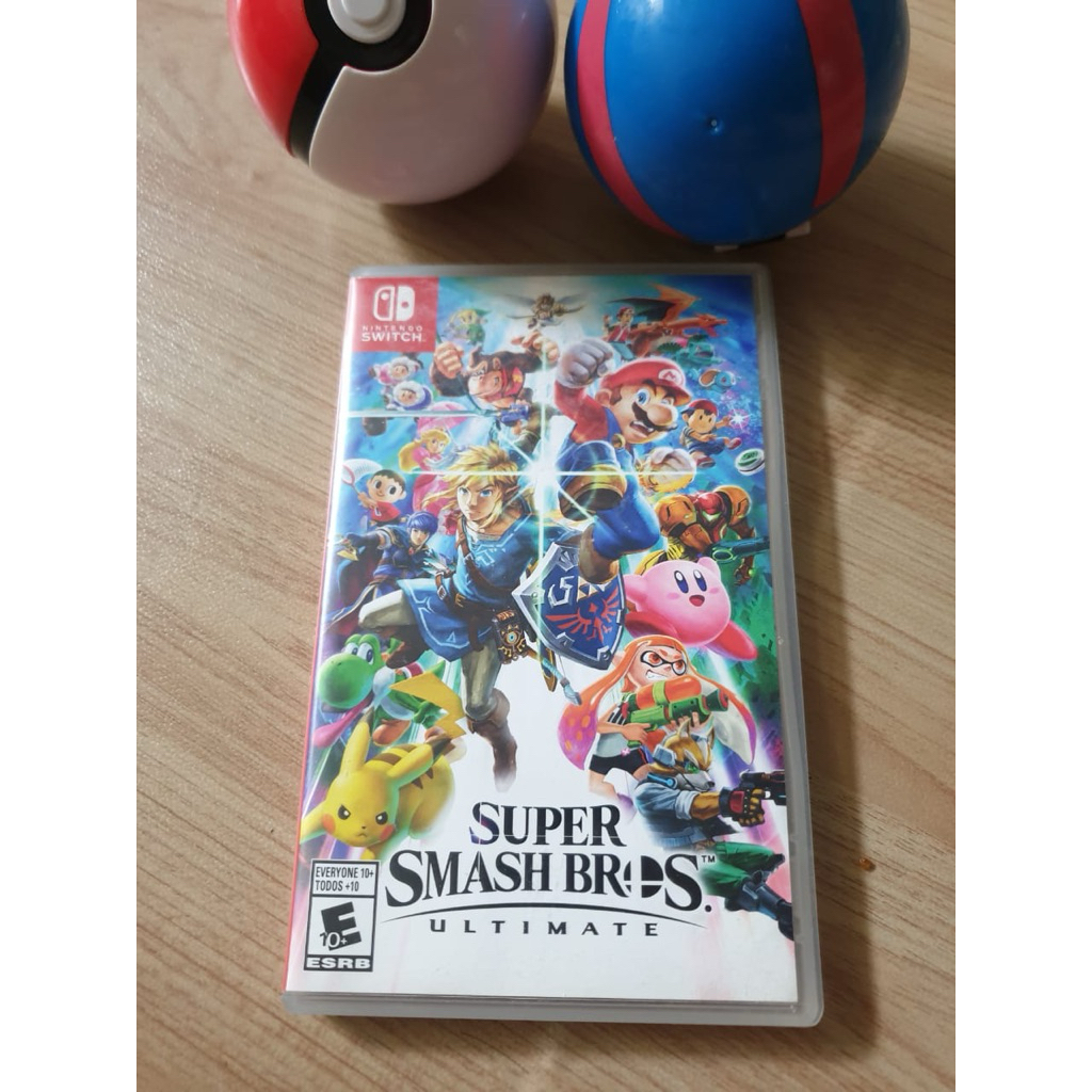 Kaset Nintendo switch super smash brosh ori mulus