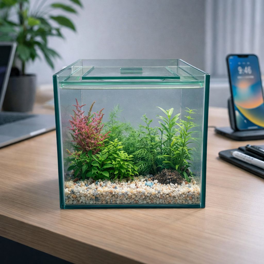 Aquarium kaca 15*15*15 kaca bening 5mm| soliter chana