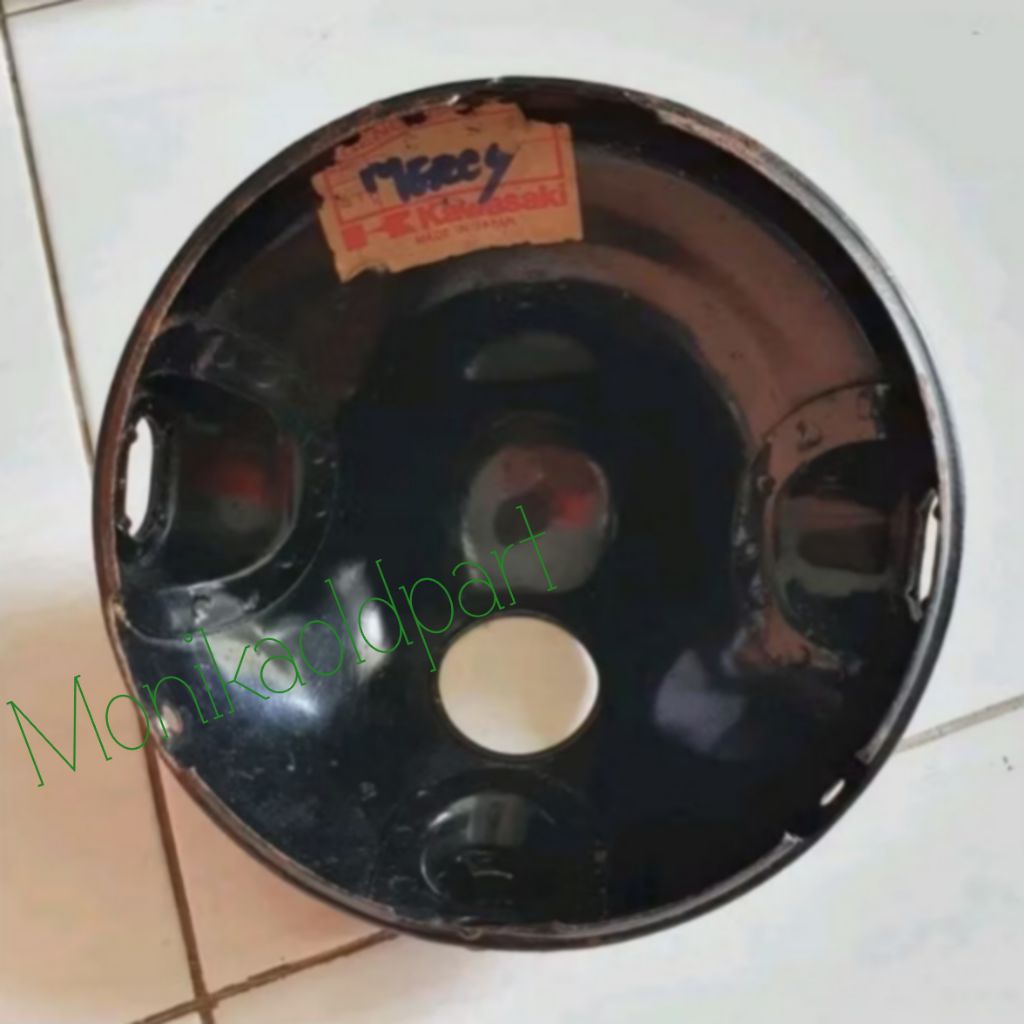 Kawasaki Batok Lampu Binter Merzy Old KZ200 Head Lamp Binter Merzy Platina ORI Baru NOS Made In Japa