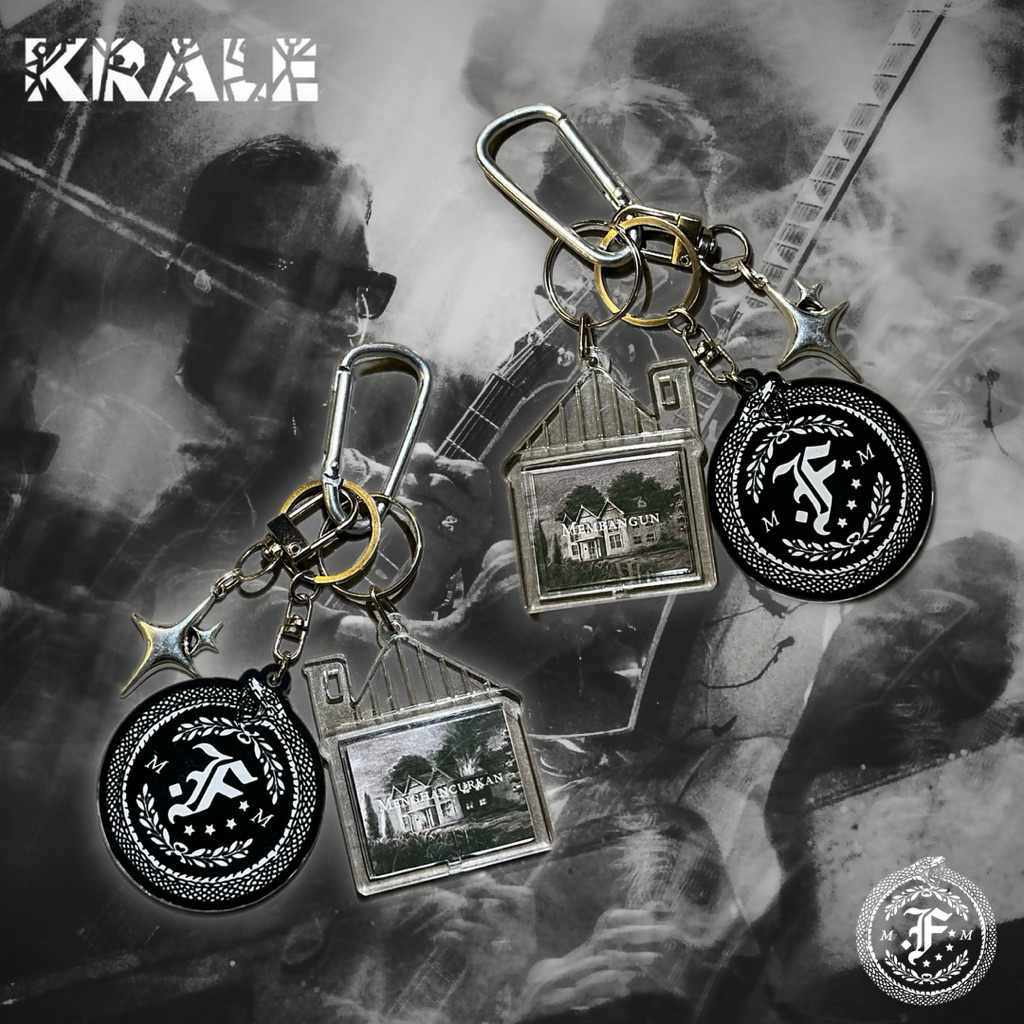 KEYCHAIN CARABINER FEAST MEMBANGUN & MENGHANCURKAN