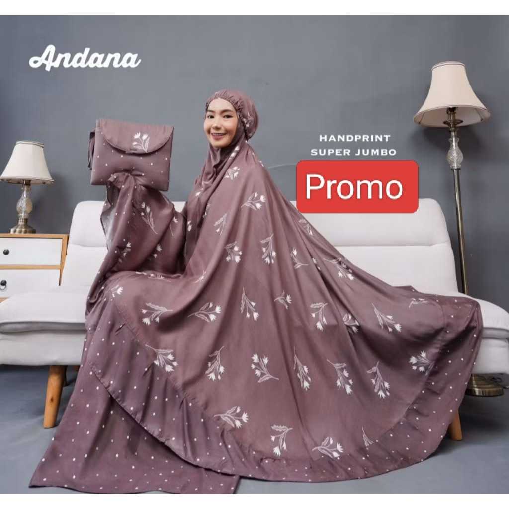 [[PROMO]]Mukena Dewasa Jumbo Bahan Jatuh Dan Adem Mukena Traveling Motif Bunga/Mukena Terbaru