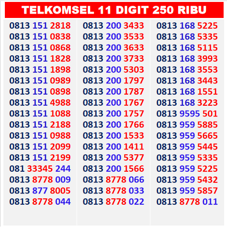 perdana simpati  nomor cantik simpati kartu perdana Simpati 4G Nomer Cantik Simpati Telkomsel 10 dig