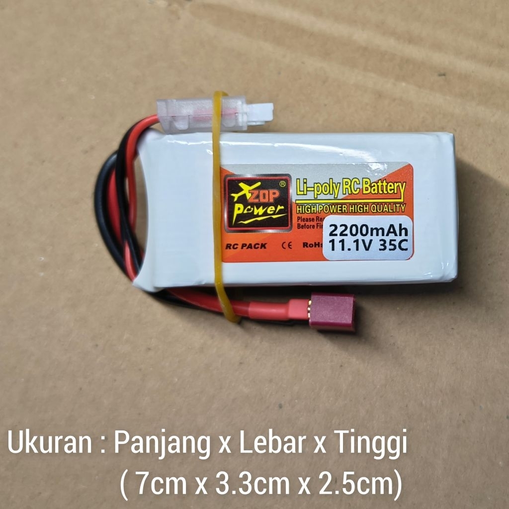 ZOP Lithium RC Lipo Battery 11.1V 1500Mah & 2200Mah 3S 25C Lipo For Drone Helicopter Qudcopter Truck