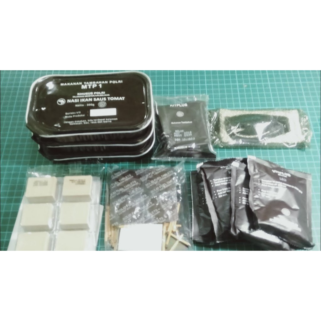 MAKANAN NARAGA RANSUM TNI TENTARA PROMILCH PROFORTIS EMERGENCY FOOD SIAP SAJI PEGUNUNGAN SURVIVAL