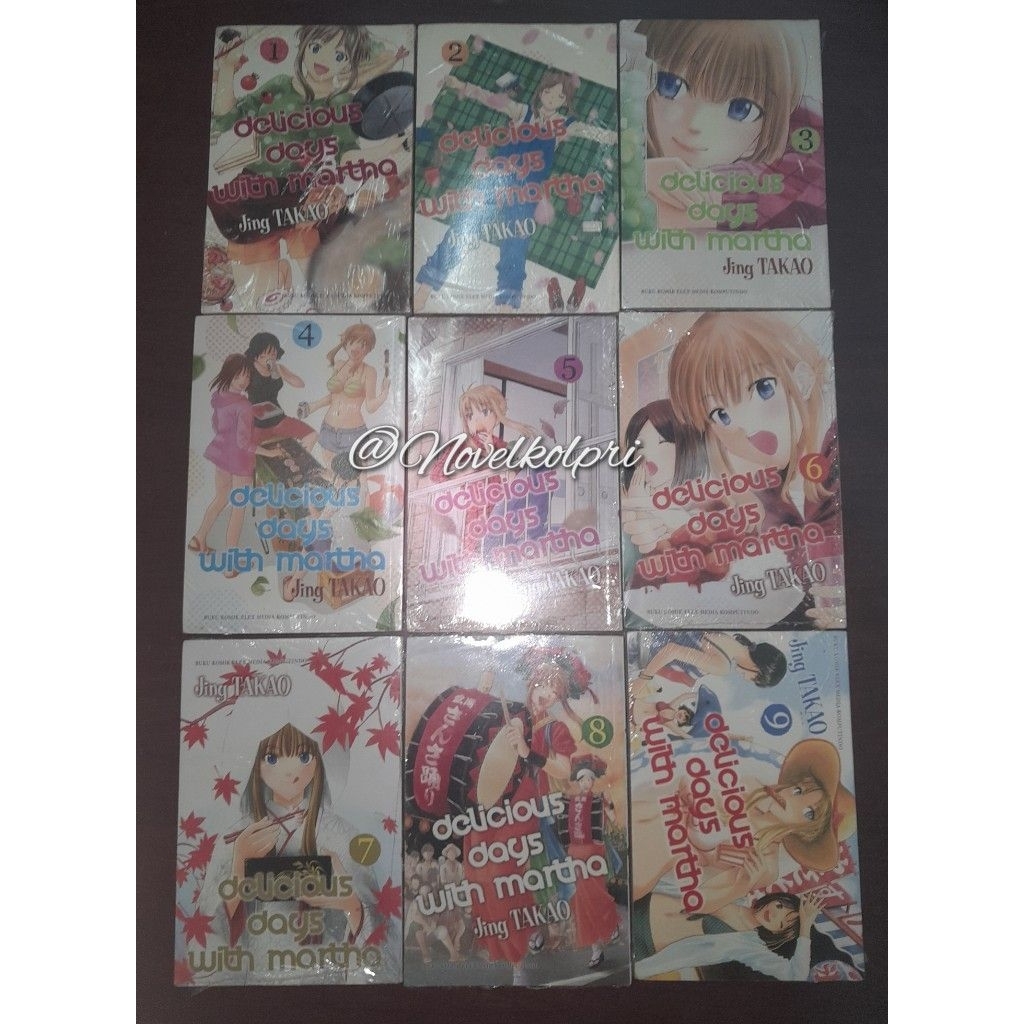 Komik SET Delicious Days With Martha 1-9