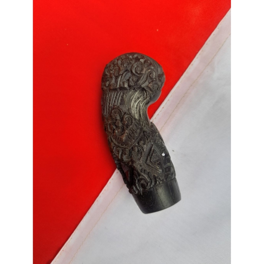 Deder keris bahan kayu tua Hitam [ handle keris [ gagang keris no 153