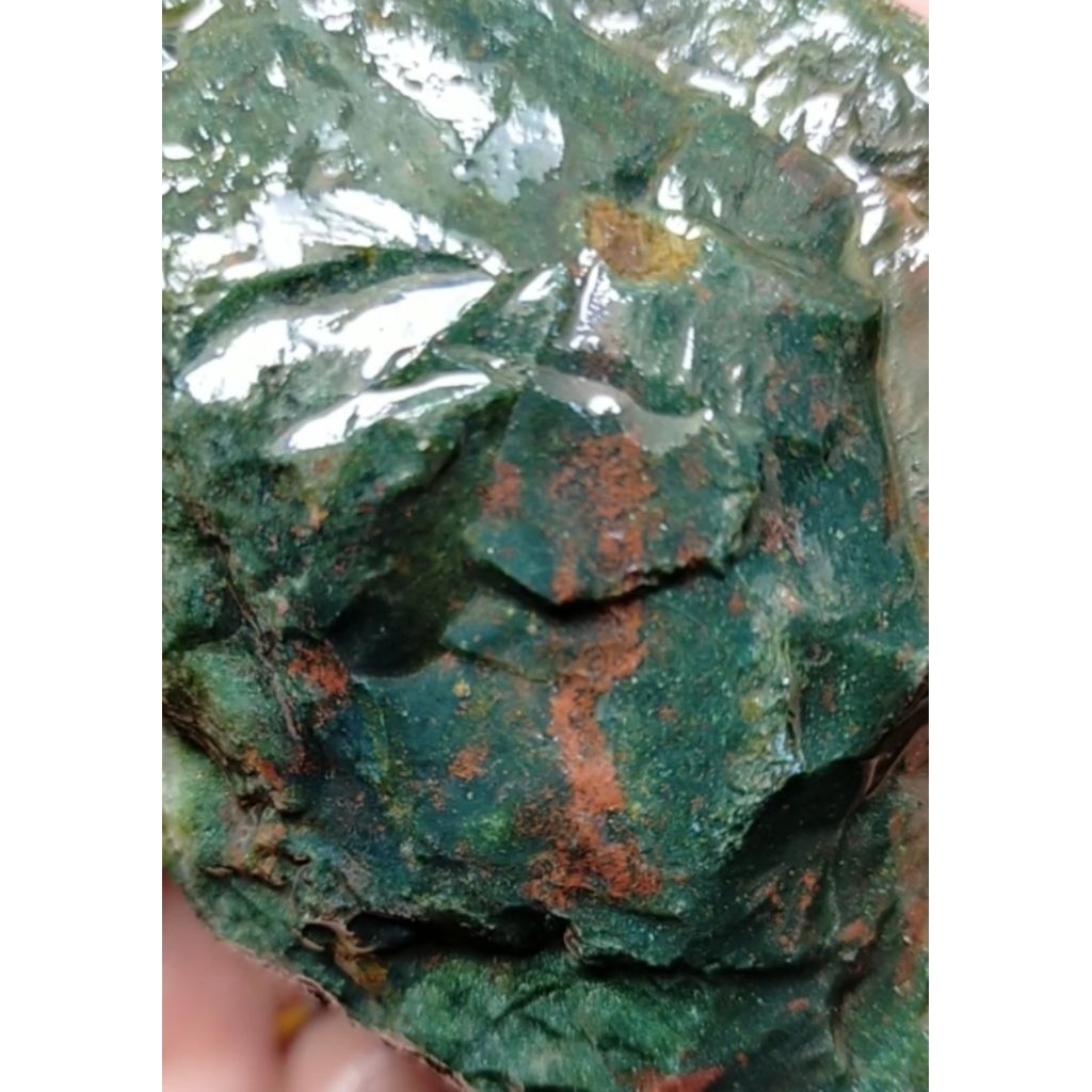 NS 28 - 8,5 Ons - Batu NOGOSUI / BLOOD STONE / Bercak Darah - Klasik Multi Warna