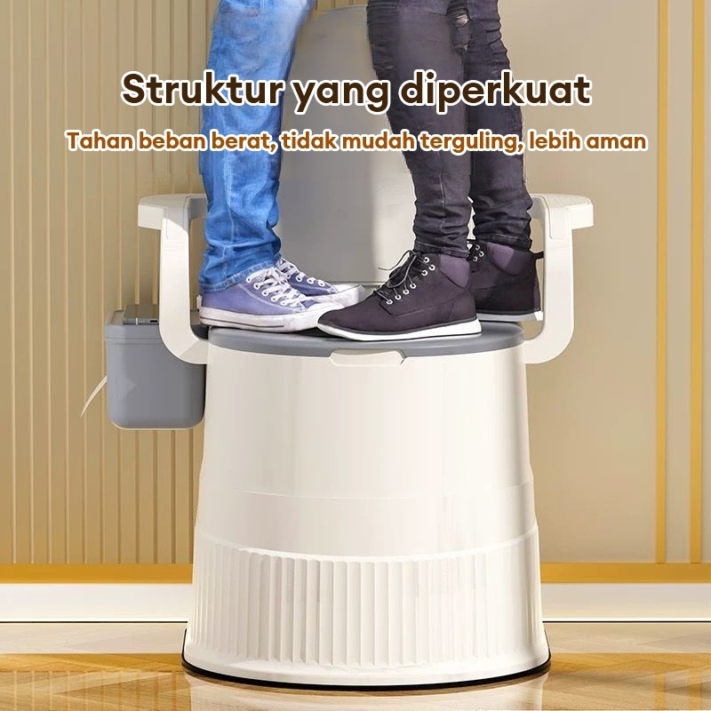 Salvo Closet Jongkok Closet Duduk Toilet Portable Kursi Toilettraining Anak Pispot Dewasa Wanita Co