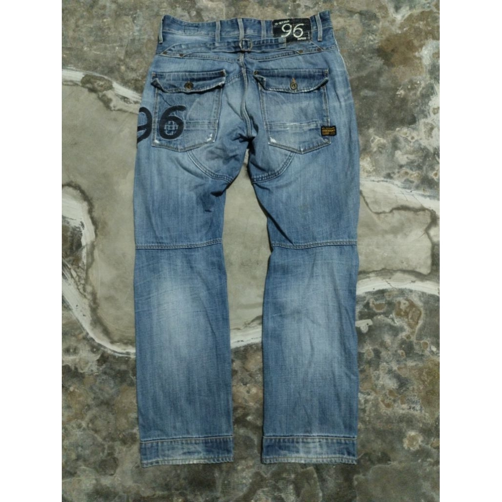 G Star Raw Buckle Back Denim Pants