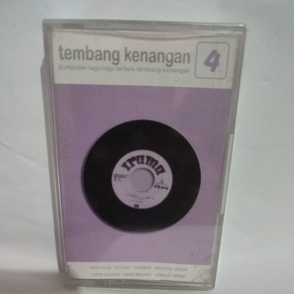 KASET TEMBANG KENANGAN VOL4 KOES PLUS PANBERS KEMBAR GROUP ERNIE DJOHAN D'LLOYD