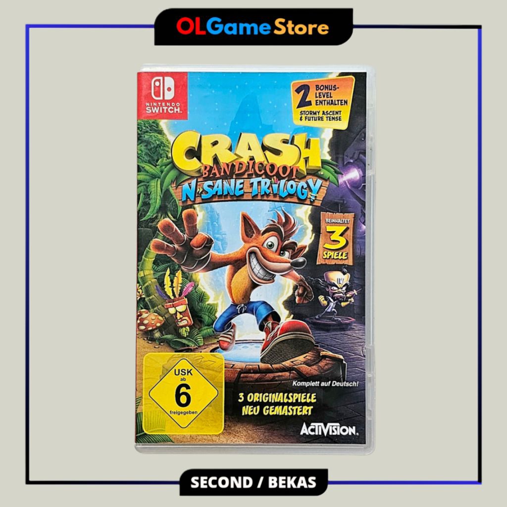 Nintendo Switch Crash Bandicoot N Sane Trilogy Switch