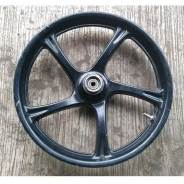 Velg Depan Yamaha Mio Sporty Mio Soul Lama Kode 5TL Warna Hitam Original