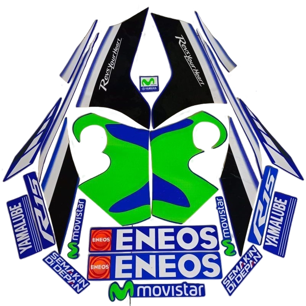 STIKER STRIPING YAMAHA R15 MOVISTAR 2017