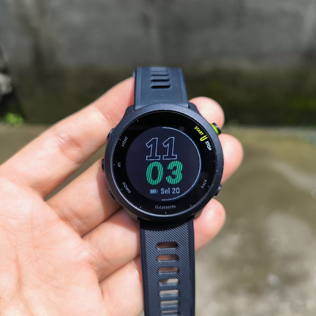 jam garmin 55 forerunner bekas mulus