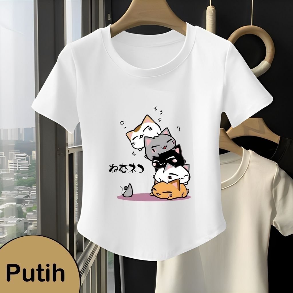 Koas oblong oval wanita/atasan wanita/kaos oblong oval lengan pendek wanita/atasan wanita kekinian/k