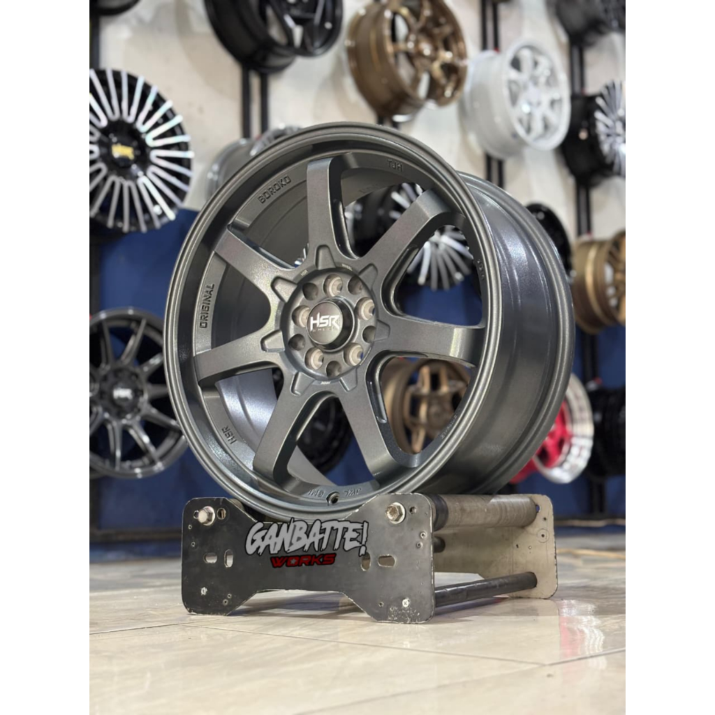 Velg Mobil HSR Ring 18 Sandy Grey Untuk New avanza Hrv Innova Rush Xpander
