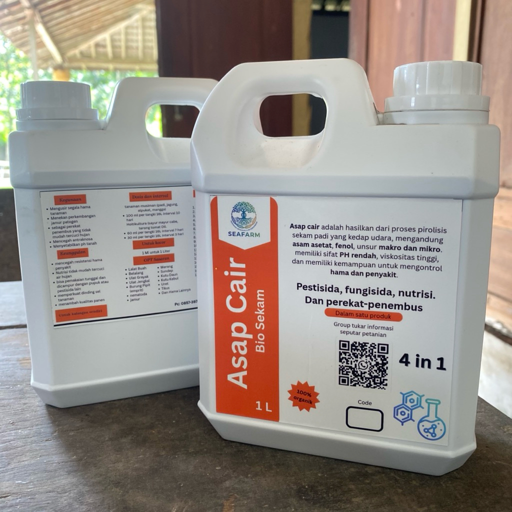 Pestisida nabati asap cair dari sekam padi (pestisida organik)