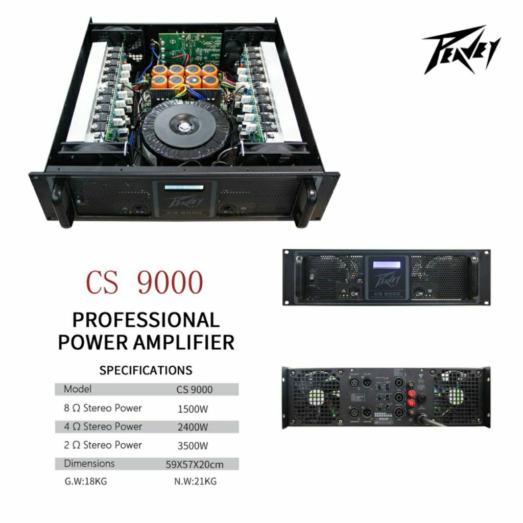 Power amplifier Peavey CS9000 POWER CS9000 NEW