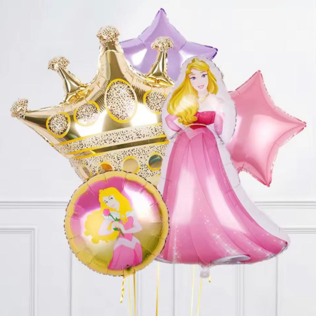 Paket balon aurora princess sleeping beauty set dekorasi ulang tahun anak perempuan tema princess sl