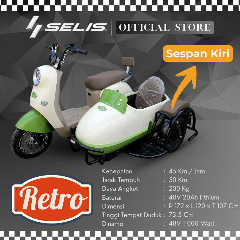 SELIS LIMITED EDITION - Motor listrik Retro / Motor Listrik Sespan / Motor Listrik Jadul