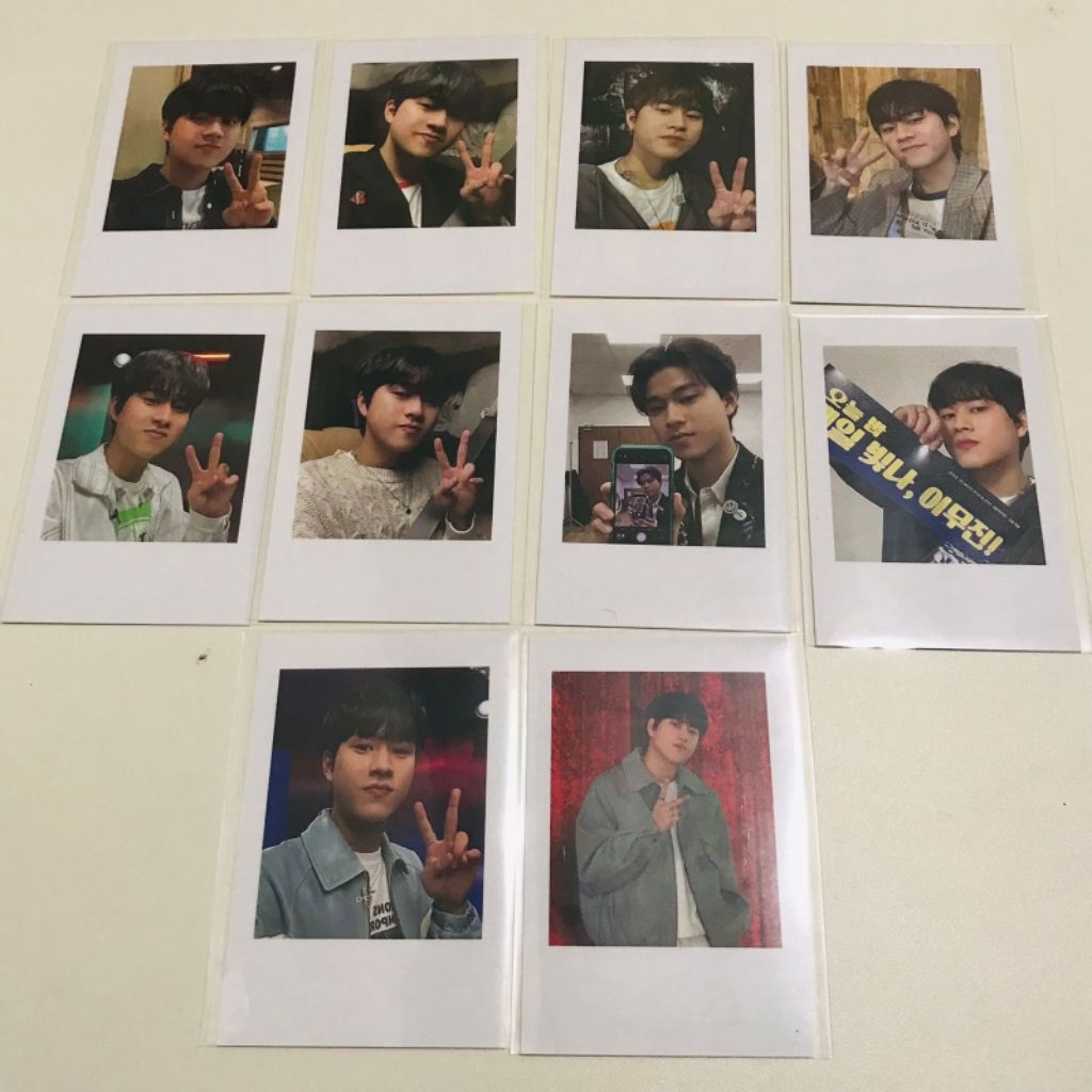 PART 2 Photocard PC Polaroid Unofficial Lee Mujin murah free sleeve | kpop