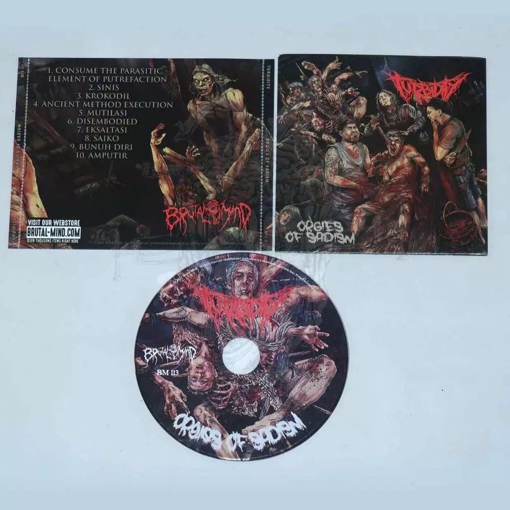 CD - TURBIDITY - Orgies Of Sadism