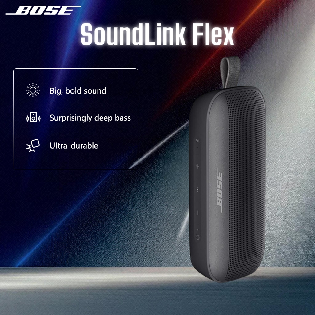 Bose SoundLink Flex Portable Speaker Bluetooth  Home Wireless Bluetooth Speaker Battery Up To 20h Bl