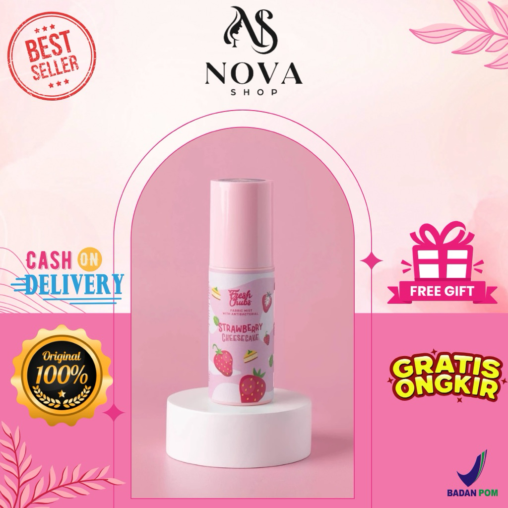 FRESHCHUBS FABRIC MIST STRAWBERRY CHEESECAKE 100 ML