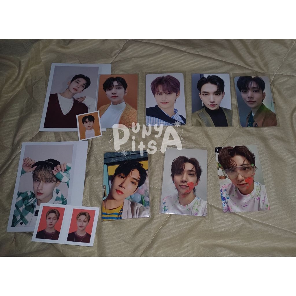 Photocard pc seventeen svt joshua jun face the sun 24h your choice season greetings attacca