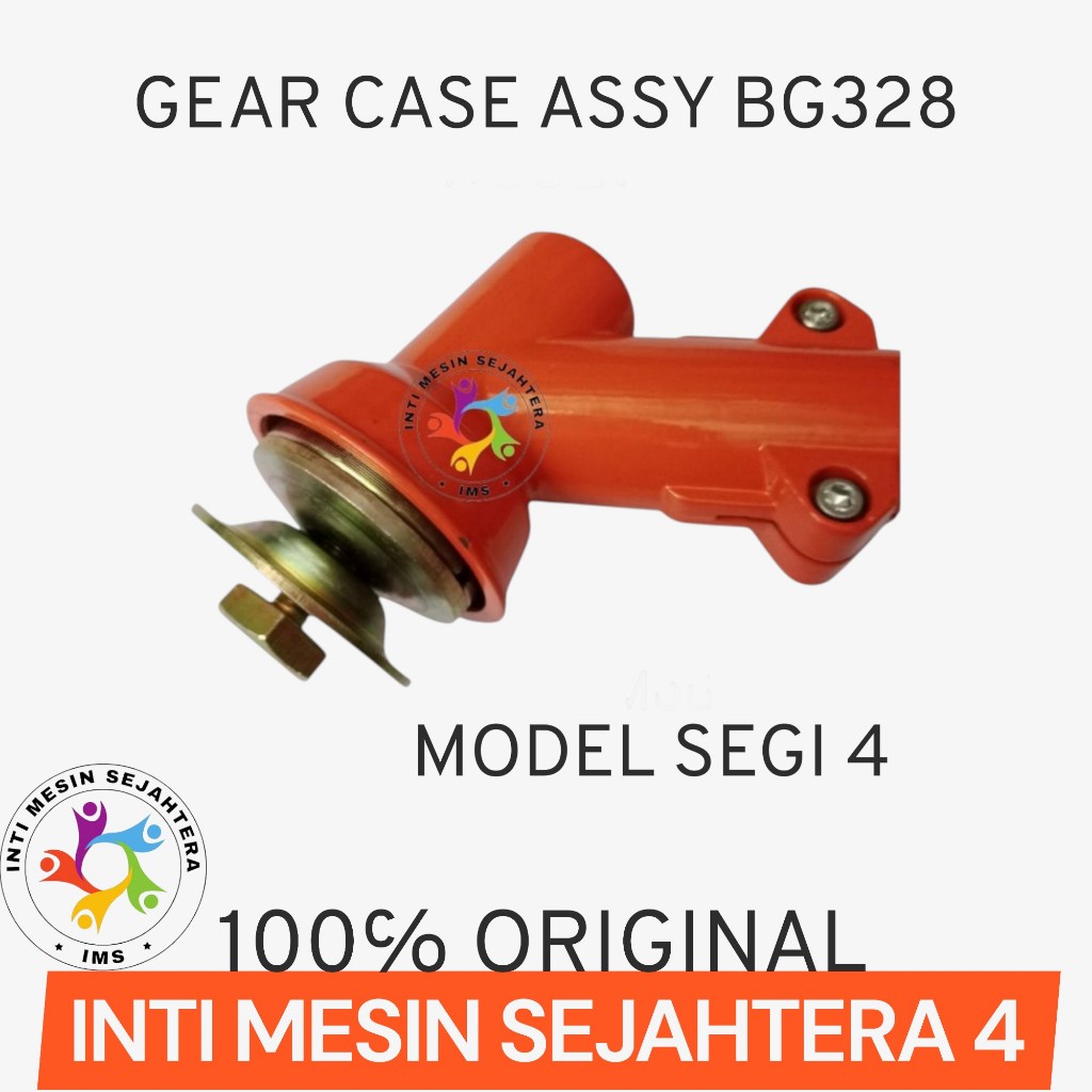 Gear Case BG328 Mesin Potong Rumput /Gear Box Segi 4 328 Brushcutter Original Asli