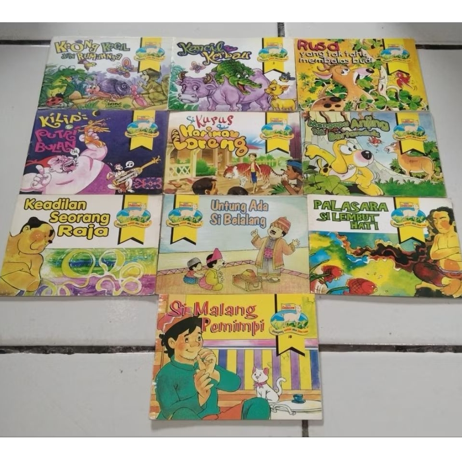 BUKU DONGENG DANCOW PAKET BULDING 10 BUKU ORI