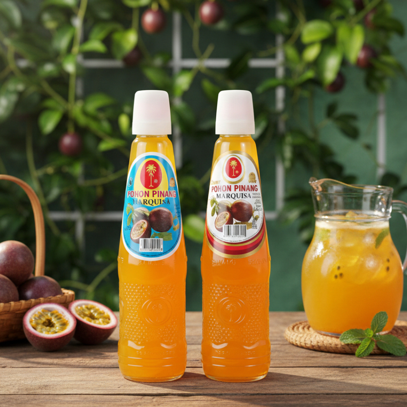 Sirup Marquisa Pohon Pinang / Sirup Pohon Pinang Markisa Super