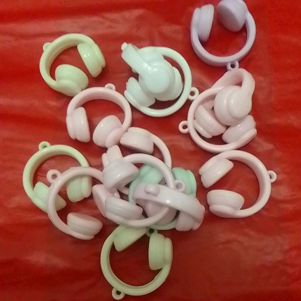 MANIK GANTUNGAN HEADSET PASTEL BIASA 220GRAM